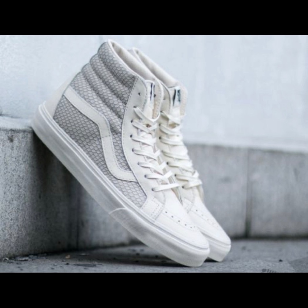 Vans SK-8 Hi Reissue+ Snake - Antique White